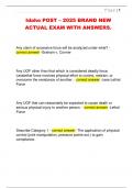 Idaho POST &ndash; 2025 BRAND NEW  ACTUAL EXAM WITH ANSWERS&period;