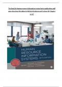 Test bank for Human Resource Information Systems&colon; Basics&comma; Applications&comma; and Future Directions 4th Edition &vert; 2025 edition &vert;ALL CHAPTERS INCLUDED&vert; 100&percnt; Verified with Rationales