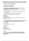 Test Bank for Death&comma; Society and Human Experience&comma; 12th Edition Kastenbaum &lpar;All Chapters included&rpar;