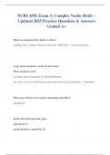 NURS 4581 Exam 3&colon; Complex Needs &lpar;Reid&rpar; &ndash; Updated 2025 Practice Questions & Answers Graded A&plus;
