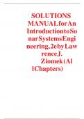 Solutions Manual For An Introduction to Sonar Systems Engineering 2nd Edition By Lawrence J&period; Ziomek &lpar;All Chapters&rpar;