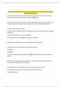 Indiana Life & Health Insurance Exam Review Questions and Answers &vert;Complete Solutions  Graded A&plus; &vert;100&percnt; Correct