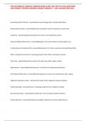 PNR 206 MEDICAL SURGICAL NURSING EXAM LATEST 2025 WITH ACTUAL QUESTIONS AND CORRECT VERIFIED ANSWERS ALREADY GRADED A&plus; 100&percnt; GUARANTEED PASS&excl;