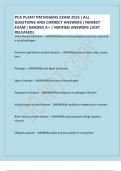 PCA PLANT PATHOGENS EXAM 2025 &vert; ALL QUESTIONS AND CORRECT ANSWERS &vert; NEWEST EXAM &vert; GRADED A&plus; &vert; VERIFIED ANSWERS &lpar;JUST RELEASED&rpar;
