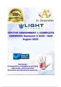 IOP3706  ASSIGNMENT 1 &lpar;COMPLETE ANSWERS&rpar; Semester 2 2025 &ndash; DUE  August  2025 &semi;100&percnt; trusted &comma;comprehensive and complete reliable solution with clear explanation