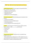 NERC Prep - Bal&comma; Int&comma; & Trans Exam Questions and Answers