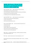 NURS 305 Exam 4 Study Guide Questions and Already Passed Answers &lpar;2025-2026&rpar; Set&period;