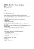 CTCM - Certified Texas Contract Management NEWEST 2025&sol;2026 ACTUAL EXAM COMPLETE QUESTIONS AND CORRECT DETAILED ANSWERS &lpar;VERIFIED ANSWERS&rpar; &vert;ALREADY GRADED A&plus;&vert;&vert;BRAND NEW&excl;&excl;
