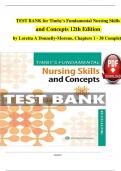 Fundamental Nursing Skills and Concepts 11th Edition Timby Test Bank