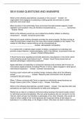 SEVI EXAM QUESTIONS AND ANSWERS
