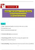 NUR 242 &ndash; Final Exam Review &vert; Med-Surg Nursing Study Guide with Questions and Answers