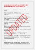 OHIO NOTARY EXAM WITH ALL CORRECT & 100&percnt; VERIFIED ANSWERS&vert;ALREADY GRADED A&plus;
