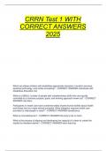 CRRN Test 1