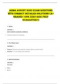 AEMA August 2025 Exam Questions with Correct Detailed Solutions &lpar;A&plus; GRADED 100&percnt; Zero-Risk Prep Guarantee&excl;&excl;&rpar;
