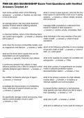 PMK EE &lpar;E5&rpar; SEAMANSHIP Exam Test Questions with Verified Answers Graded A&plus;