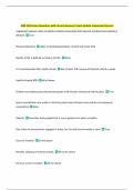 KINE 1301 Exam Questions with Correct Answers&vert; Latest Update Guaranteed Success 