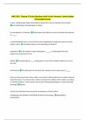KINE 1301 - Chapter 2&vert; Exam Questions with Correct Answers&vert; Latest Update  Guaranteed Success 