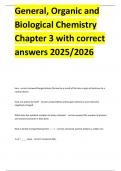 General&comma; Organic and Biological Chemistry Chapter 3