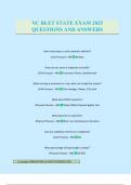 NC BLET STATE EXAM 2025 QUESTIONS AND ANSWERS