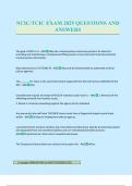 NCIC&sol;TCIC EXAM 2025 QUESTIONS AND ANSWERS