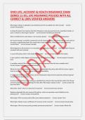 OHIO LIFE&comma; ACCIDENT & HEALTH INSURANCE EXAM &lpar;SERIES 11-35&rpar;&comma; LIFE INSURANCE POLICIES WITH ALL CORRECT & 100&percnt; VERIFIED ANSWERS
