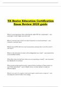 TX Boater Education Certification Exam Review 2025 guide