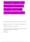 General&comma; Organic and Biological Chemistry Chapter 1 & 2