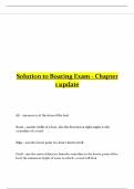 Solution to Boating Exam - Chapter 1 update