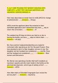 FL ALF CORE TRAINING TEST NEWEST 2025&sol;2026 WITH  COMPLETE LATEST TEST 200 EXAM QUESTIONS AND  ANSWERS&sol; VERIFIED&sol;GRADED A