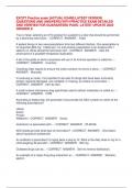 EXCPT Practice exam &lbrack;ACTUAL EXAM&rsqb; LATEST VERSION  &lbrack;QUESTIONS AND ANSWERS&rsqb; WITH PRACTICE EXAM DETAILED  AND VERIFIED FOR GUARANTEED PASS- LATEST UPDATE 2025  GRADED A
