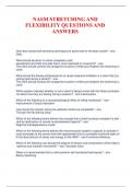 NASM STRETCHING AND FLEXIBILITY QUESTIONS AND ANSWERS