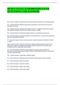 HCPCS LEVEL II MODIFIERS EXAM QUESTIONS AND ANSWERS