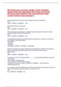 Phlebotomy NPS Exam &lbrack;ACTUAL EXAM&rsqb; LATEST VERSION  &lbrack;QUESTIONS AND ANSWERS&rsqb; WITH PRACTICE EXAM  DETAILED AND VERIFIED FOR GUARANTEED PASS-  LATEST UPDATE 2025 GRADED A