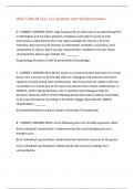 WGU C484 All Quiz 112 Question with Verified Answers&comma;100&percnt;CORRECT