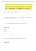 CS6250 FINAL EXAM &lpar;QUIZZES - APPLICATIONS&rpar; &vert;2025-2026  LATEST UPDATED&vert;  REAL EXAM  COMPLETE QUESTIONS AND ANSWERS &vert; 100&percnt; RATED CORRECT &vert; 100&percnt; VERFIED &vert; ALREADY GRADED A&plus;