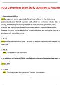 FDLE Corrections Exam Study 2025 &vert; Actual Exam Questions & Verified Answers &vert; Latest &lpar;Latest 2025 &sol; 2026 Update&rpar; A&plus; Grade Complete