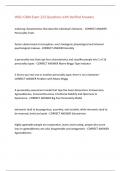 WGU C484 Exam 233 Questions with Verified Answers&comma;100&percnt;CORRECT