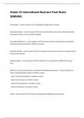 Grade 12 International Business Final Notes &lpar;BBB4M&rpar;