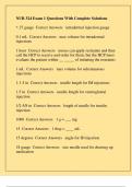 NUR 324 Exam 1 Questions With Complete Solutions