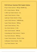 NUR 324 Exam 1 Questions With Complete Solutions