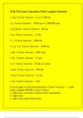 NUR 324 Exam I Questions With Complete Solutions