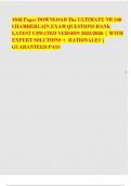 NR 340 Chamberlain Exam Test Bank 2025&sol;2026 &vert; 1048 Pages of Updated Critical Care Practice Questions with Expert Rationales & Verified Answers