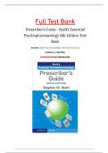 Prescriber&rsquo;s Guide- Stahl&rsquo;s Essential Psychopharmacology 6th Edition Test Bank