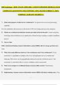 HR Technology - D356  EXAM  &vert;2025-2026  LATEST UPDATED&vert; 200 REAL EXAM  COMPLETE QUESTIONS AND ANSWERS &vert; 100&percnt; RATED CORRECT &vert; 100&percnt; VERFIED &vert; ALREADY GRADED A&plus;