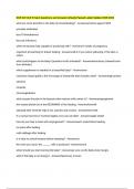 NUR 222 Unit 5 Exam Questions and Answers Already Passed Latest Update 2025-2026