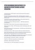 FTCE Business Education 6-12 SECRETS Study Guide Latest Updated