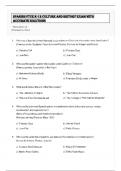 Spanish FTCE K-12 Culture and History Exam with Accurate Solutions