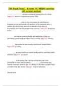  NURS 3381 &ndash; Psych Exam 2 &vert; Complete Study Guide with Accurate Answers &vert; Anxiety&comma; Depression&comma; Suicide&comma; and Crisis Management