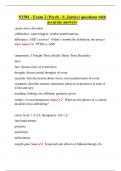 NURS 3381 &ndash; Psych Exam 2 Study Guide &vert; 170&plus; Verified Q&A &vert; Crisis&comma; Suicide&comma; Depression&comma; Bipolar & Psychopharmacology