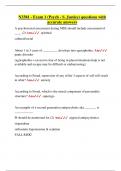  NURS 3381 &ndash; Psych Exam 1 Study Guide &vert; 200&plus; Verified Q&A &vert; Mental Health Theories&comma; Neurotransmitters&comma; Legal & Ethical Concepts